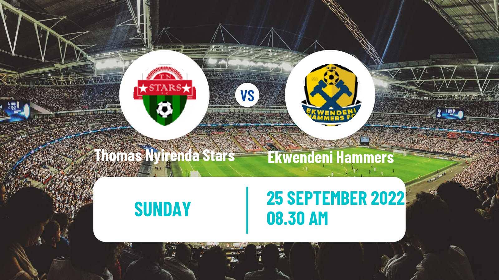 Soccer Malawi Premier Division Thomas Nyirenda Stars - Ekwendeni Hammers