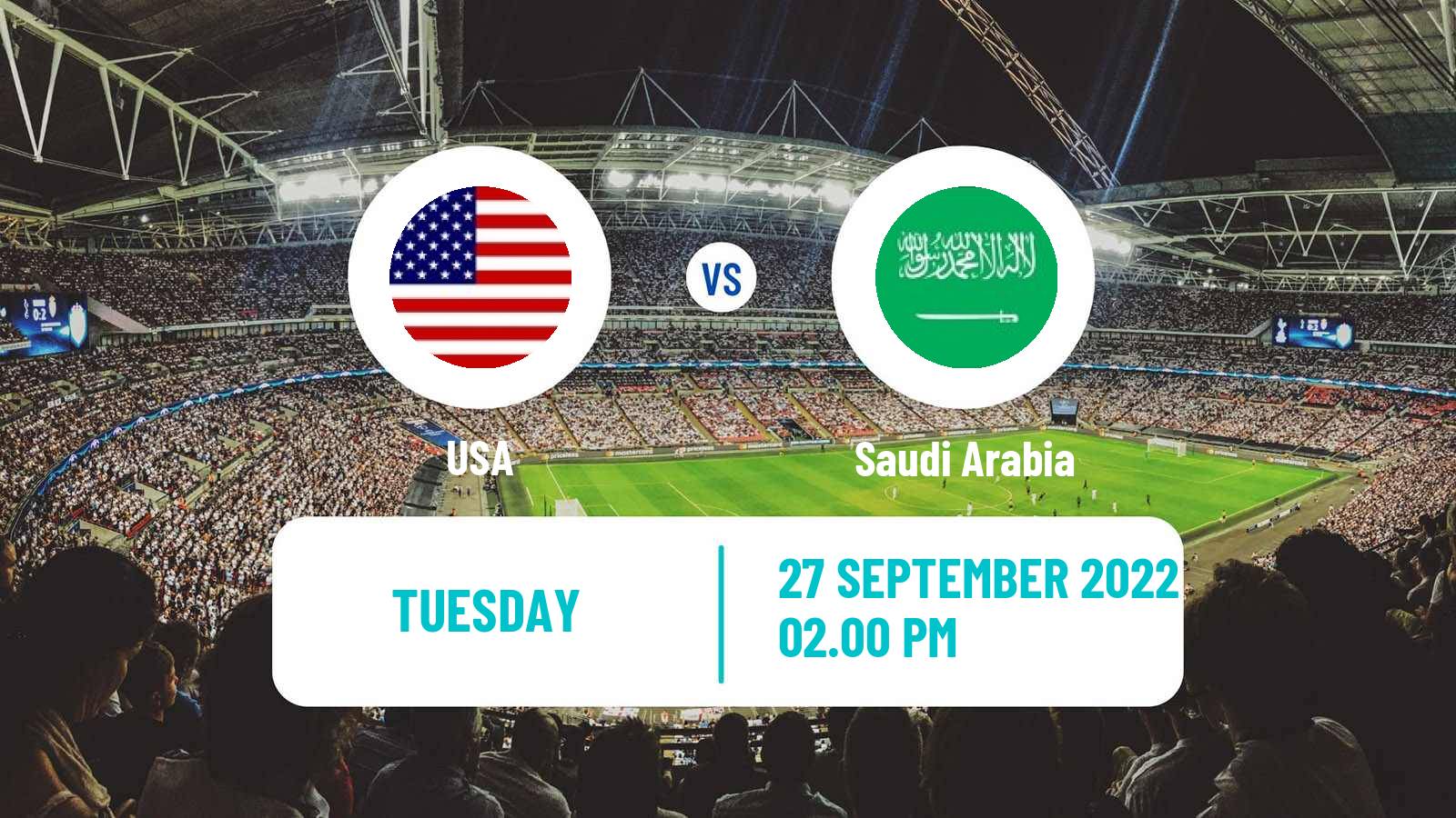 Soccer Friendly USA - Saudi Arabia