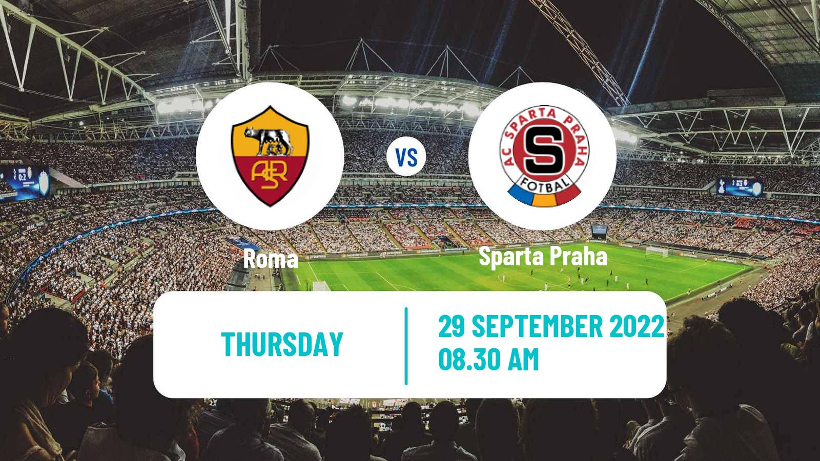 Soccer UEFA Champions League Women Roma - Sparta Praha