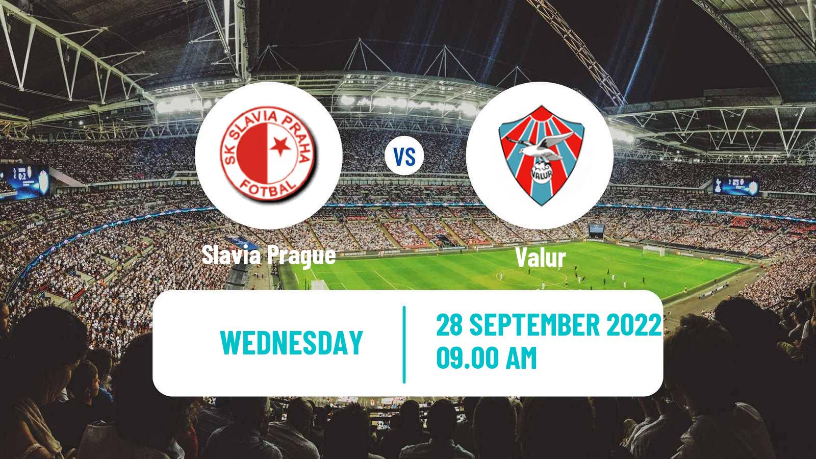 Soccer UEFA Champions League Women Slavia Prague - Valur