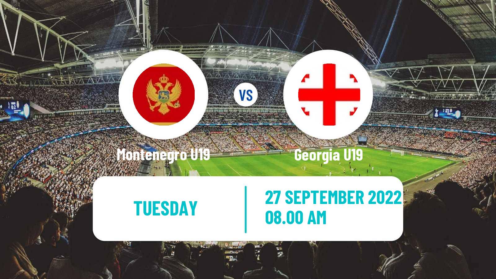 Soccer UEFA Euro U19 Montenegro U19 - Georgia U19