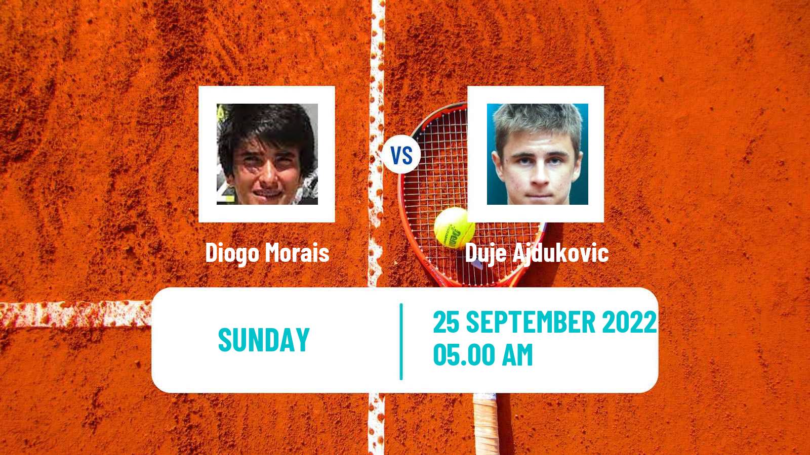 Tennis ATP Challenger Diogo Morais - Duje Ajdukovic