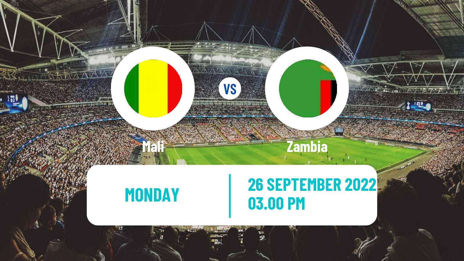 Soccer Friendly Mali - Zambia