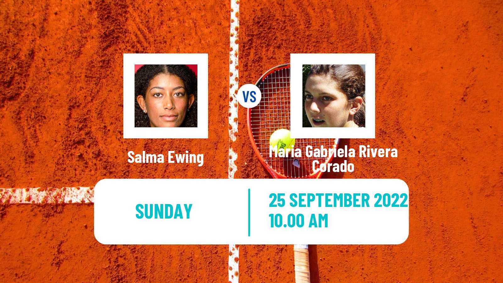 Tennis ITF Tournaments Salma Ewing - Maria Gabriela Rivera Corado
