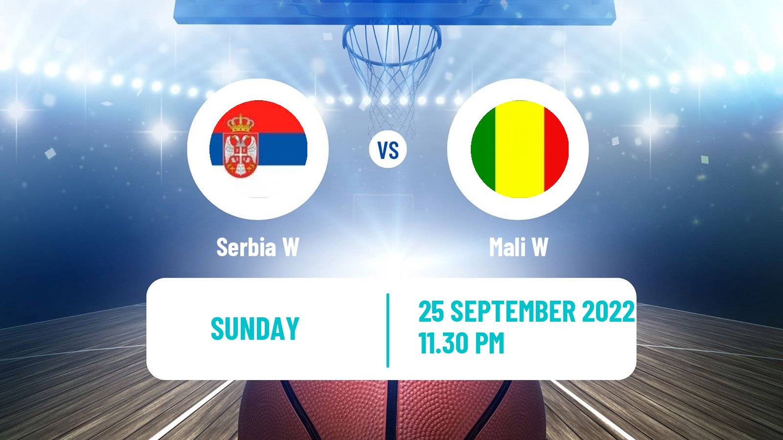 Basketball World Cup Basketball Women Serbia W - Mali W