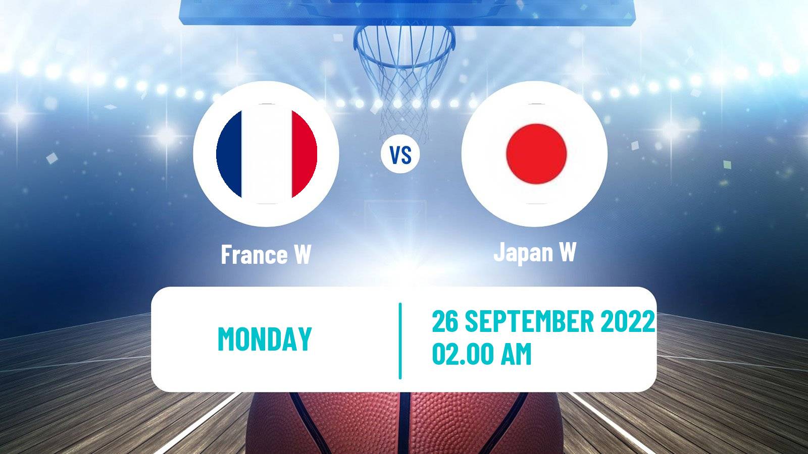 Basketball World Cup Basketball Women France W - Japan W