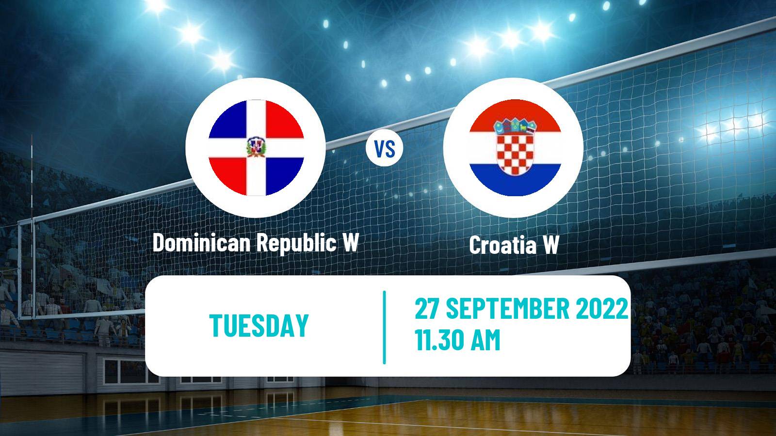 Volleyball World Championship Volleyball Women Dominican Republic W - Croatia W