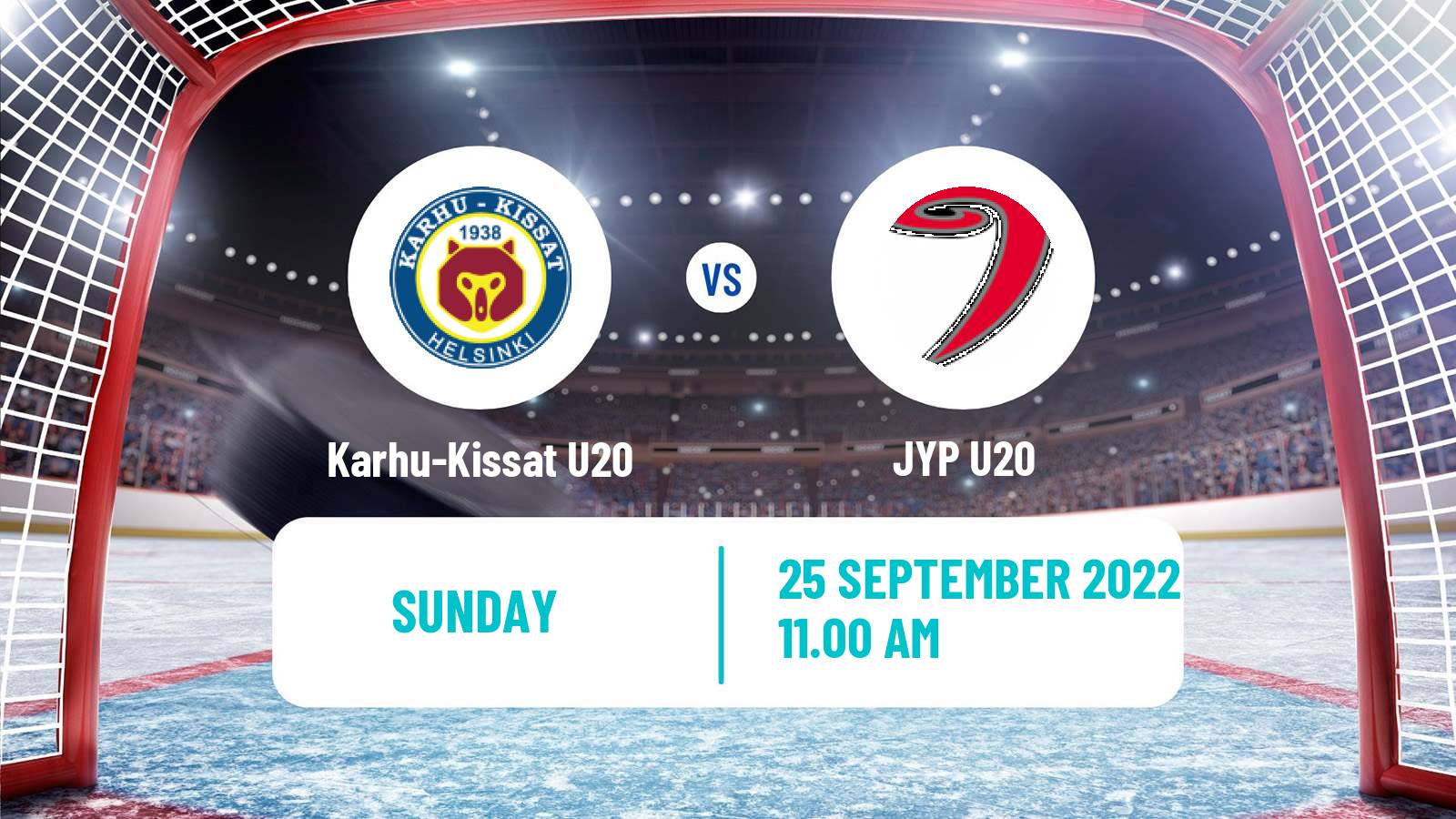 Hockey Finnish SM-sarja U20 Karhu-Kissat U20 - JYP U20