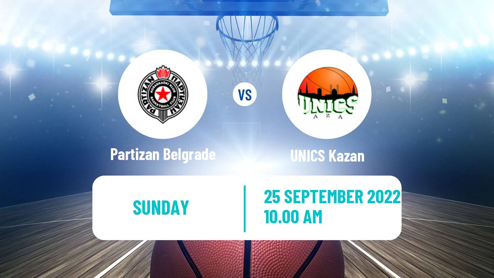 Basketball VTB Super Cup Partizan Belgrade - UNICS
