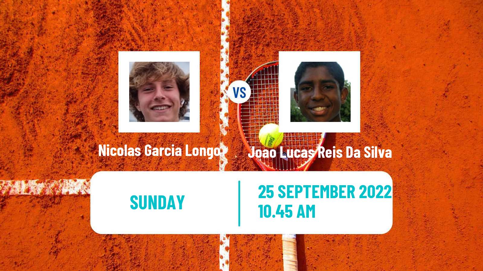 Tennis ATP Challenger Nicolas Garcia Longo - Joao Lucas Reis Da Silva