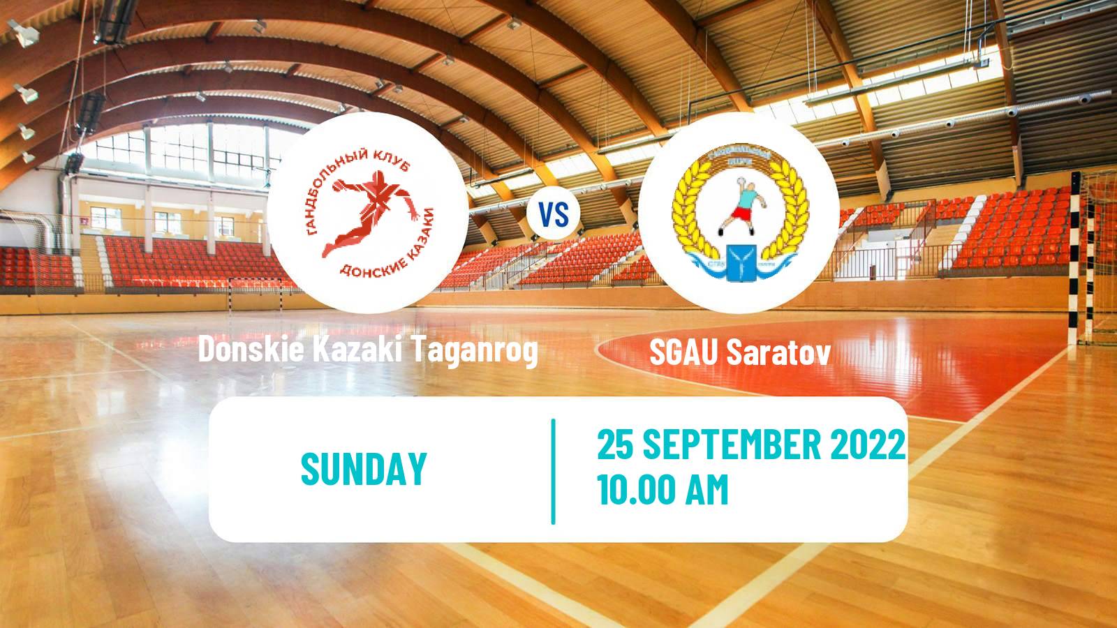 Handball Russian Superleague Handball Donskie Kazaki Taganrog - SGAU Saratov