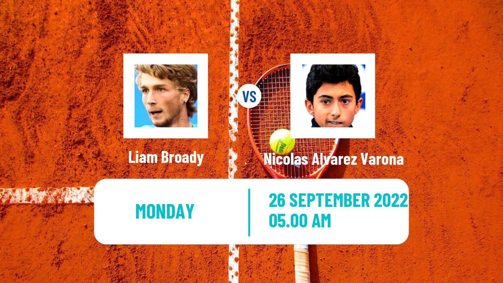 Tennis ATP Tel Aviv Liam Broady - Nicolas Alvarez Varona