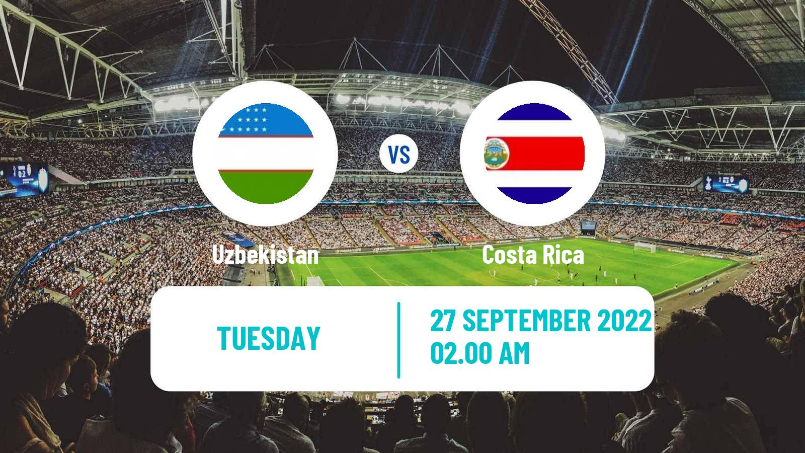 Soccer Friendly Uzbekistan - Costa Rica