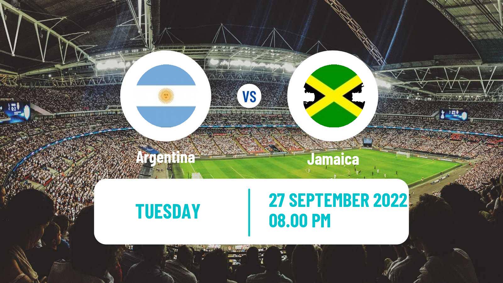 Soccer Friendly Argentina - Jamaica