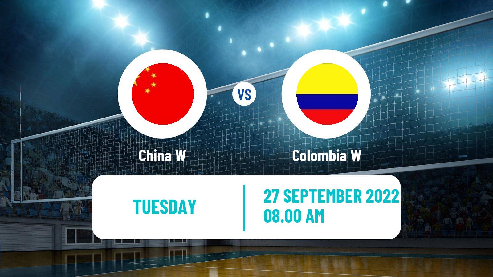 Volleyball World Championship Volleyball Women China W - Colombia W