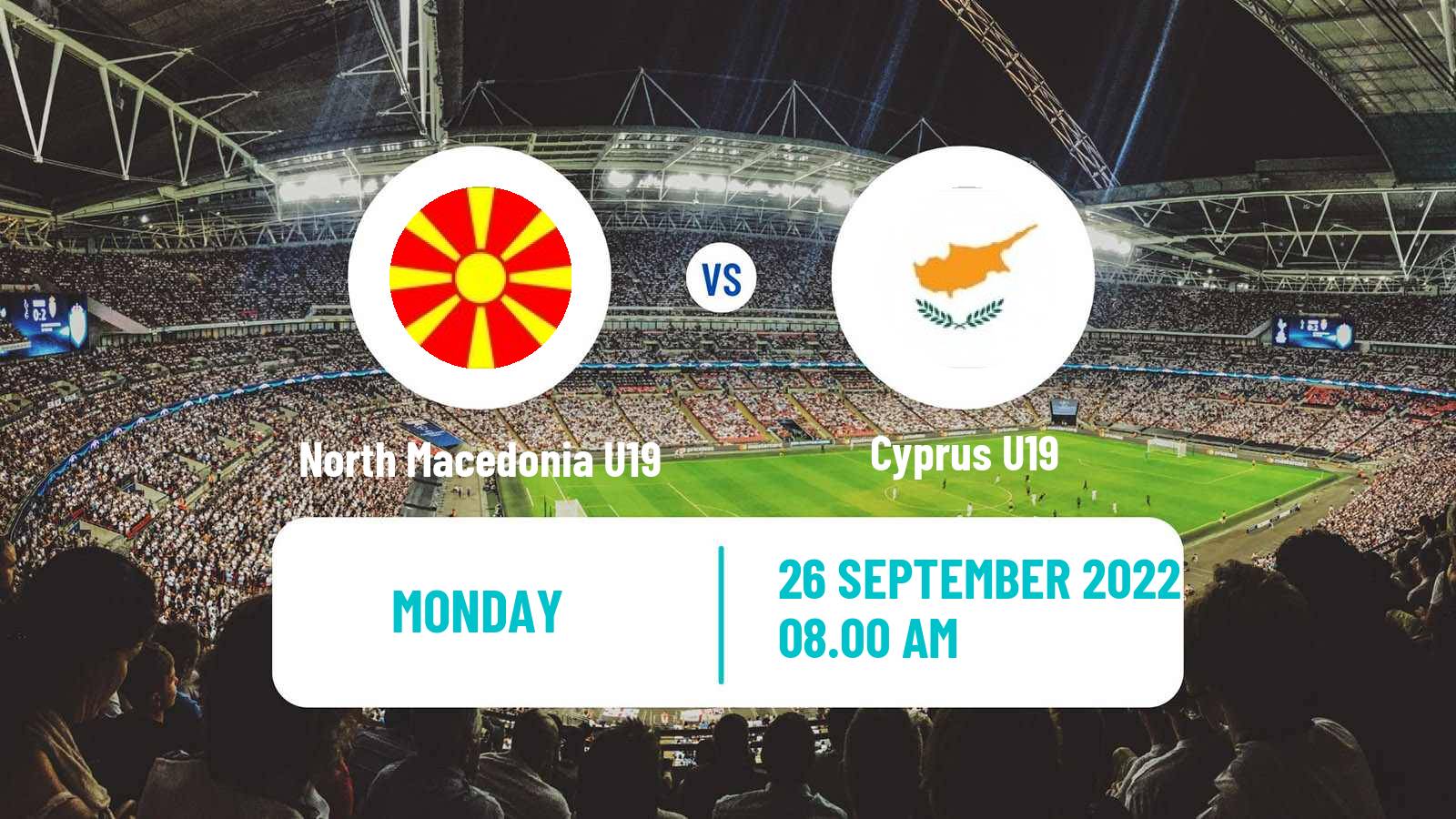 Soccer Friendly North Macedonia U19 - Cyprus U19