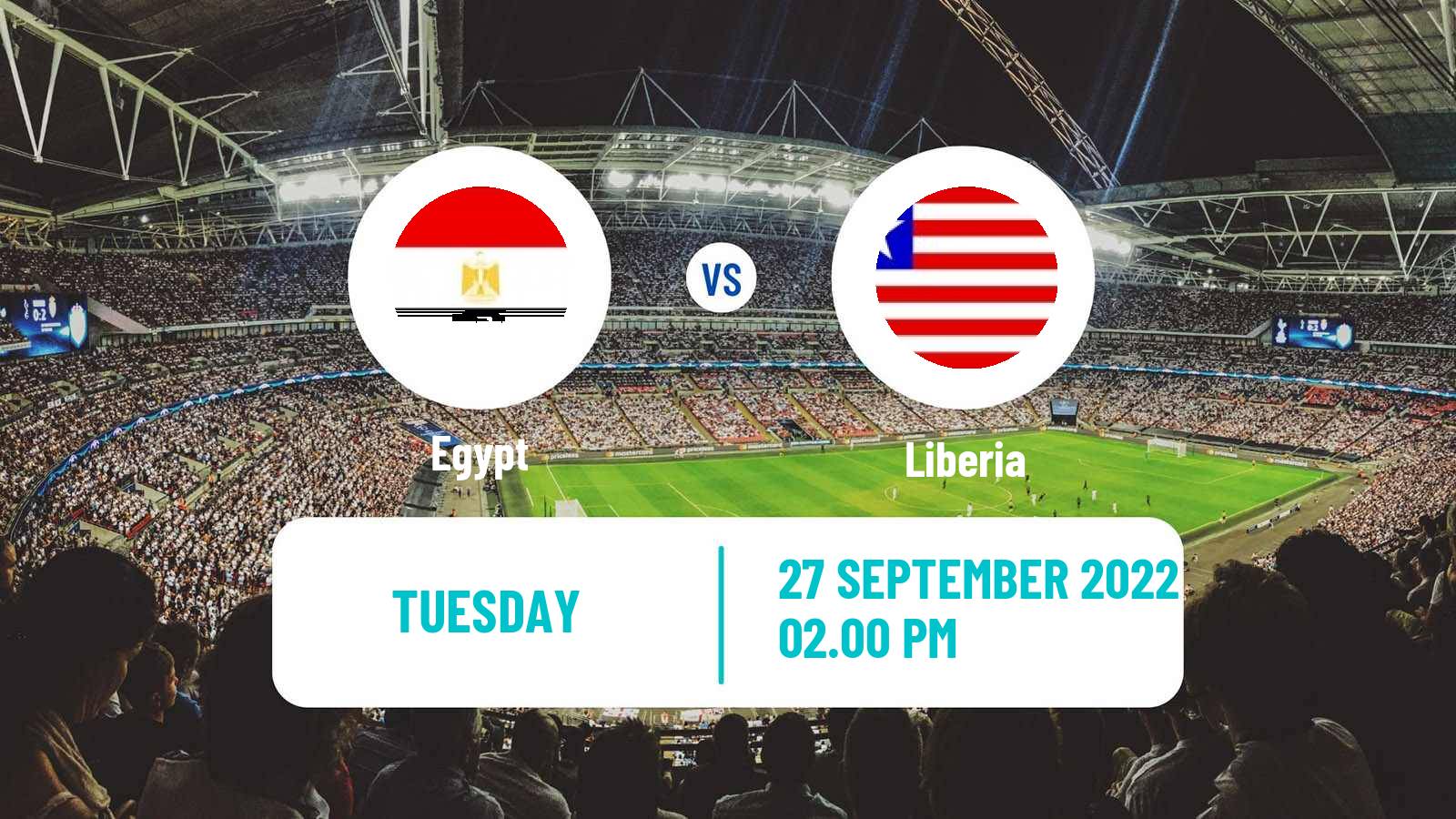 Soccer Friendly Egypt - Liberia