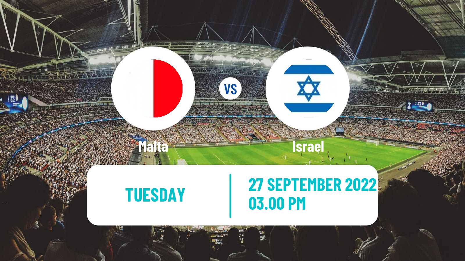 Soccer Friendly Malta - Israel