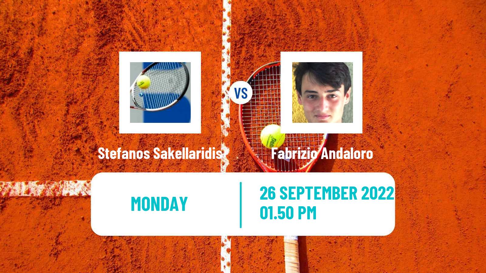 Tennis ITF Tournaments Stefanos Sakellaridis - Fabrizio Andaloro