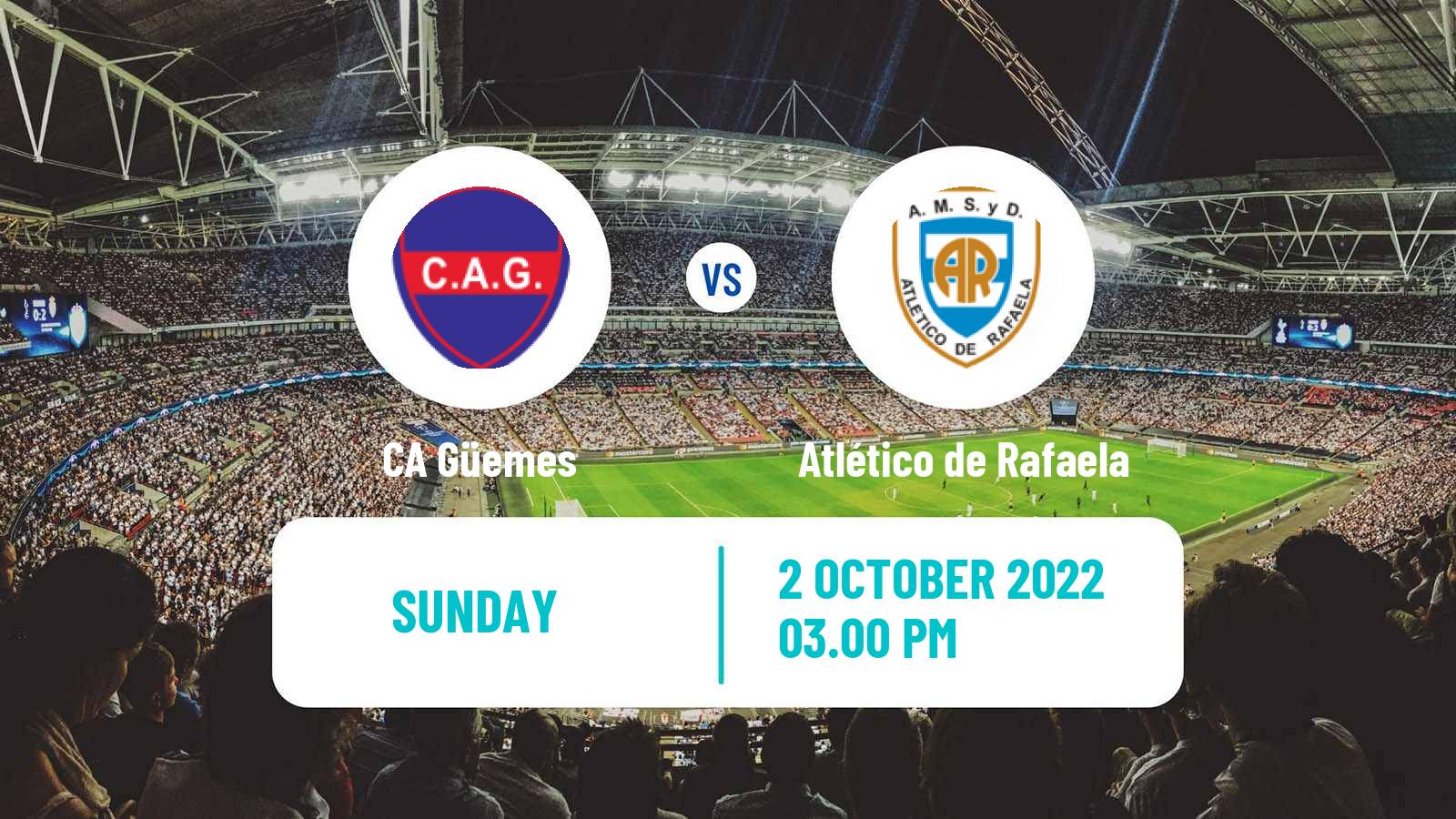 Soccer Argentinian Primera Nacional Güemes - Atlético de Rafaela