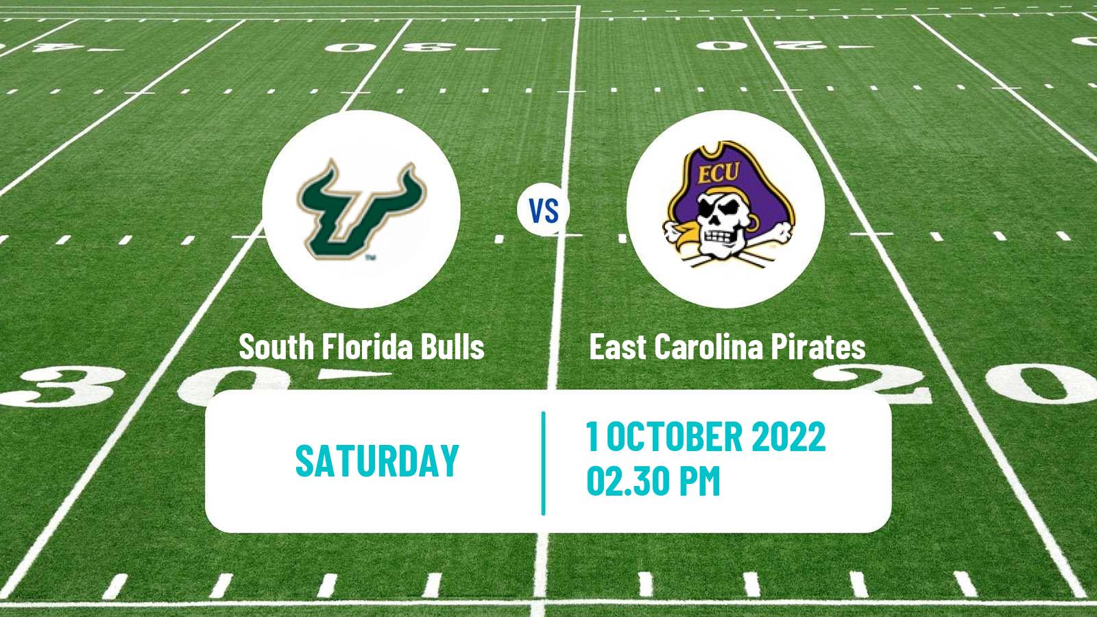 American football NCAA College Football South Florida Bulls - East Carolina Pirates