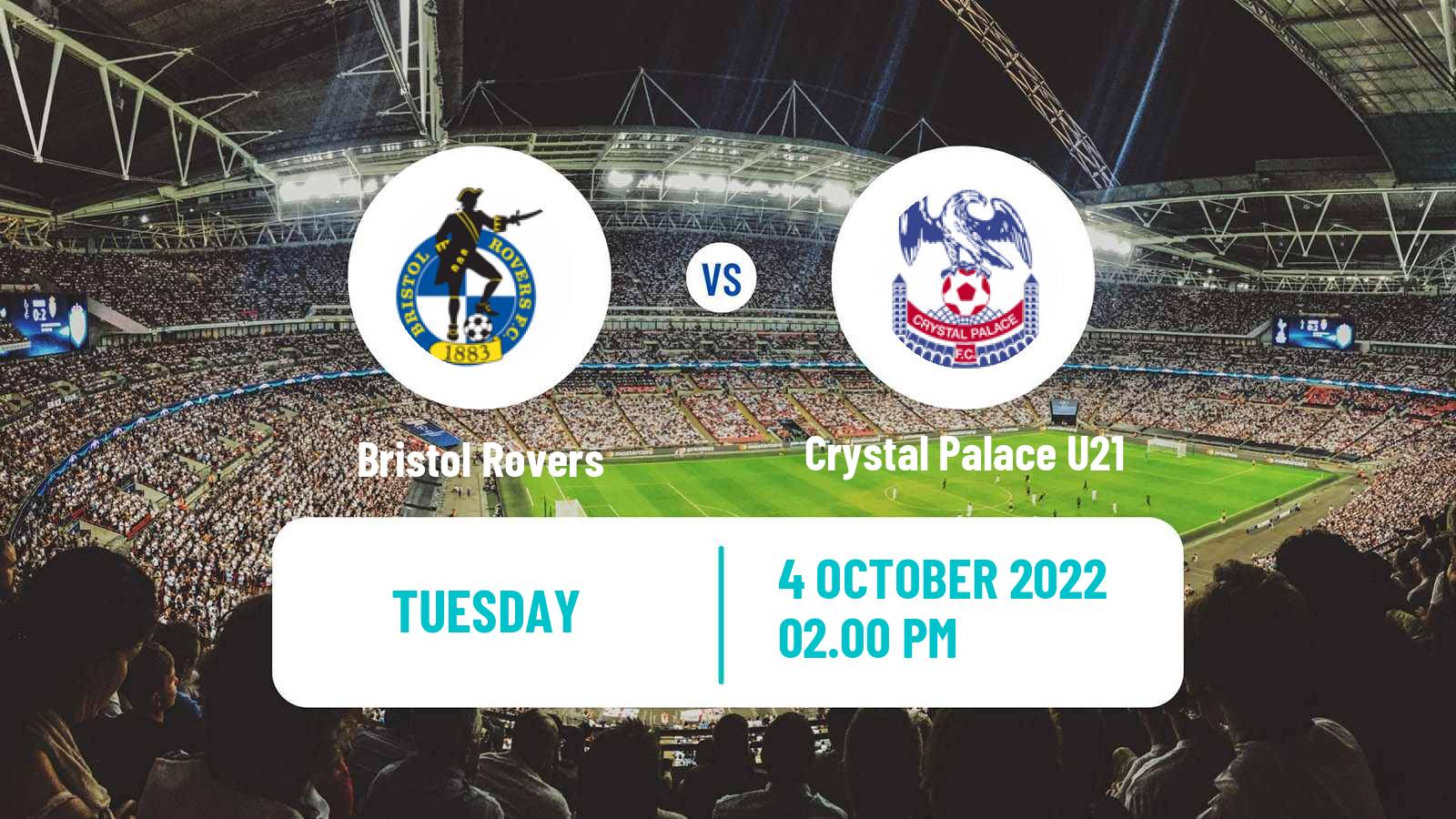 Soccer English EFL Trophy Bristol Rovers - Crystal Palace U21