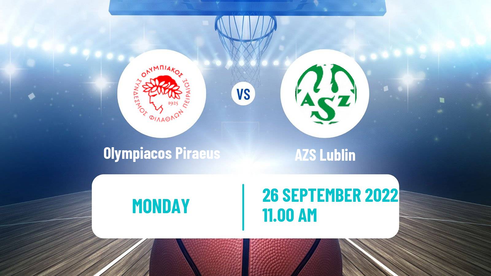 Basketball Club Friendly Basketball Women Olympiacos Piraeus - AZS Lublin