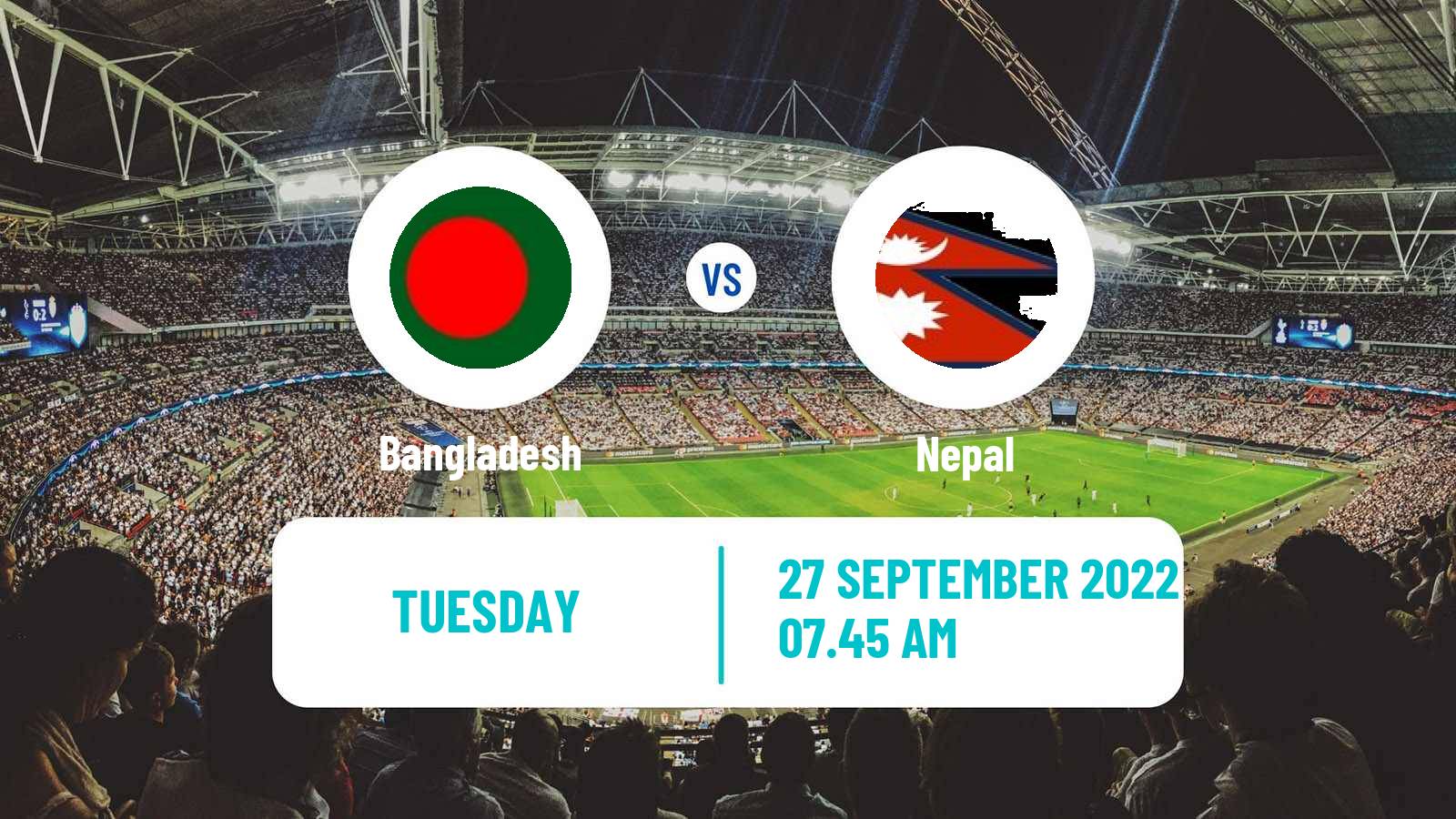 Soccer Friendly Bangladesh - Nepal