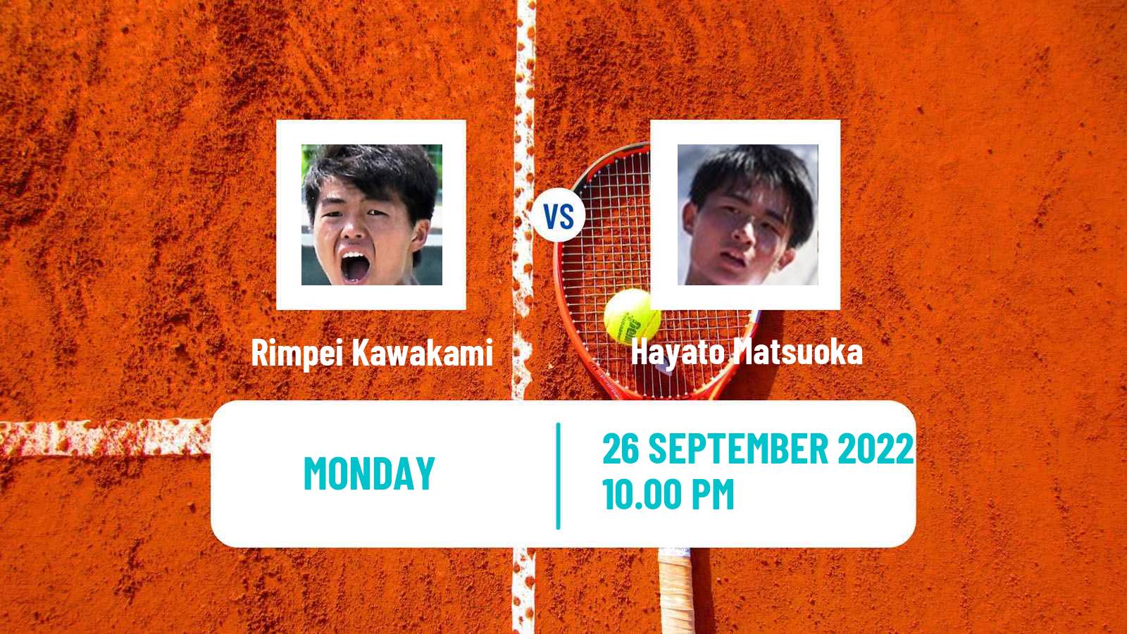 Tennis ITF Tournaments Rimpei Kawakami - Hayato Matsuoka