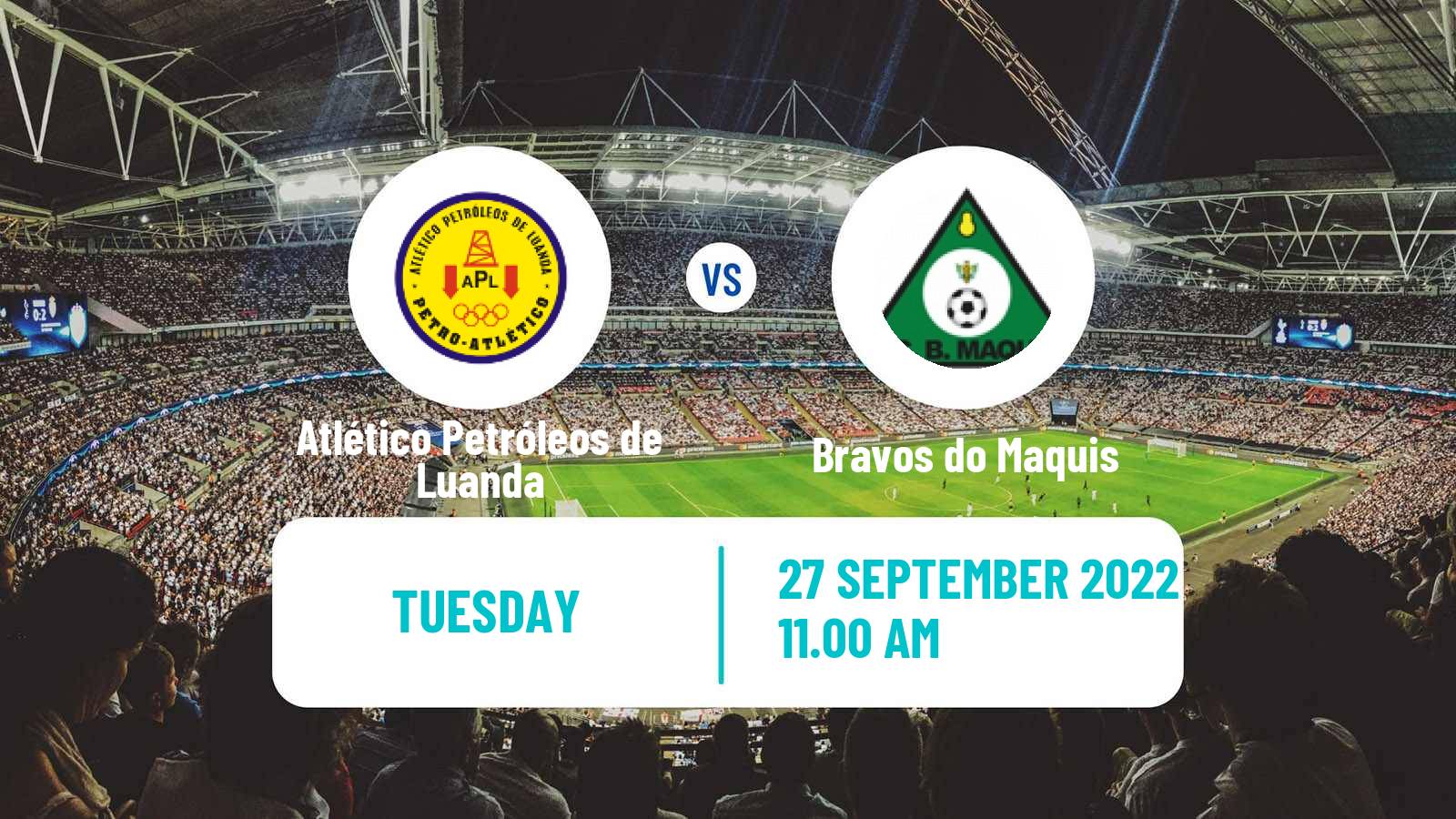 Soccer Angolan Girabola Atlético Petróleos de Luanda - Bravos do Maquis