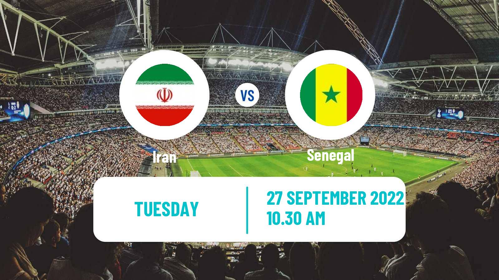 Soccer Friendly Iran - Senegal