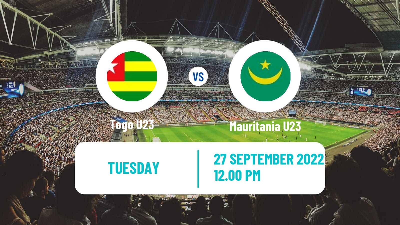 Soccer Africa Cup of Nations U23 Togo U23 - Mauritania U23