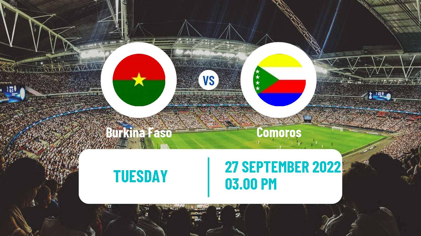 Soccer Friendly Burkina Faso - Comoros