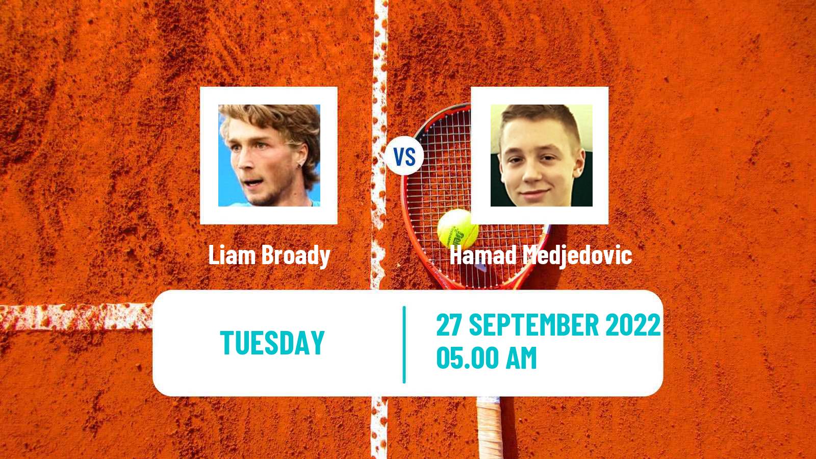 Tennis ATP Tel Aviv Liam Broady - Hamad Medjedovic