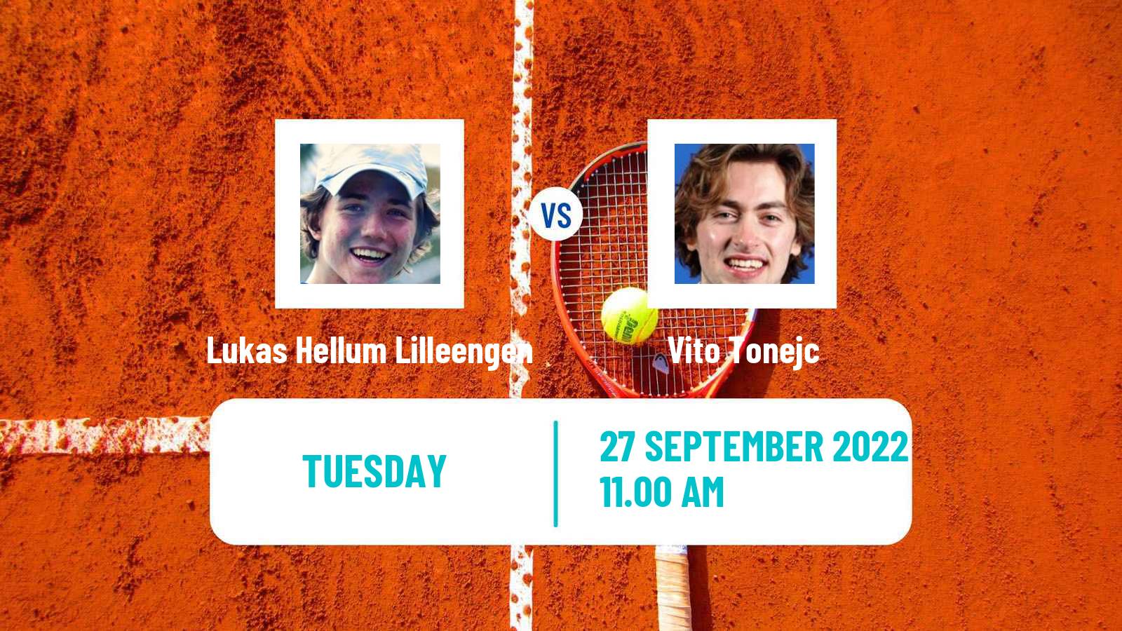 Tennis ITF Tournaments Lukas Hellum Lilleengen - Vito Tonejc