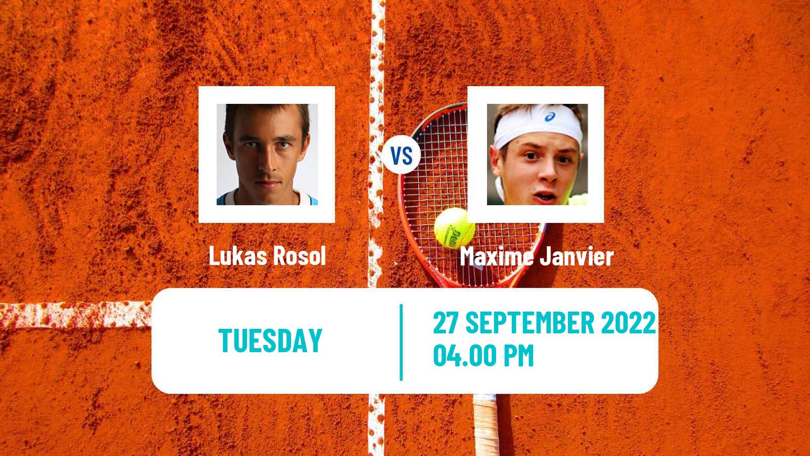 Tennis ATP Challenger Lukas Rosol - Maxime Janvier