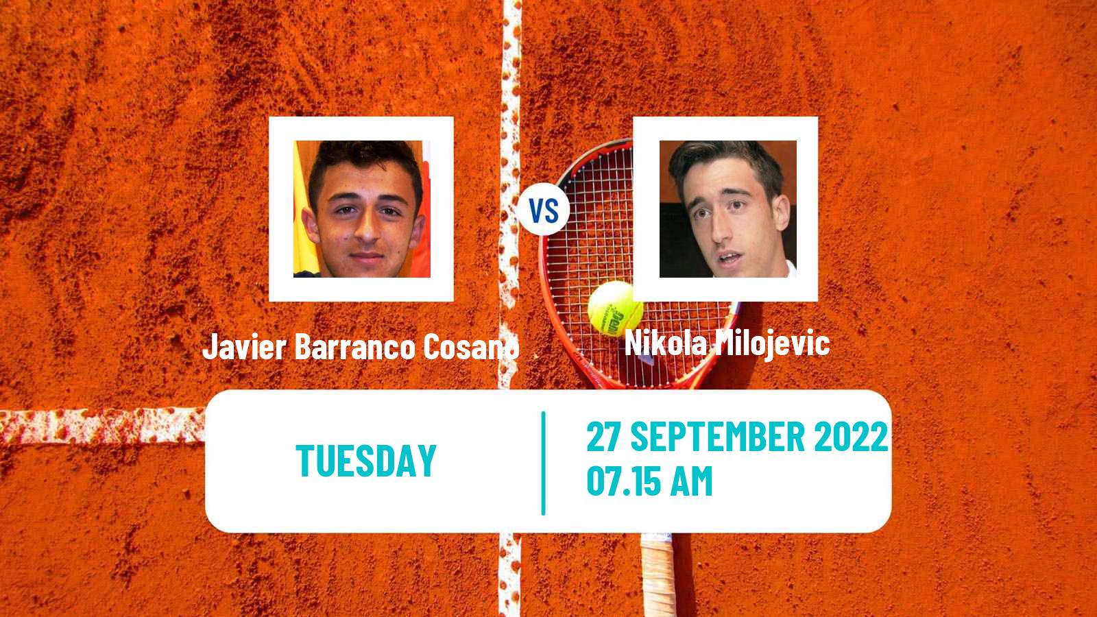 Tennis ATP Challenger Javier Barranco Cosano - Nikola Milojevic
