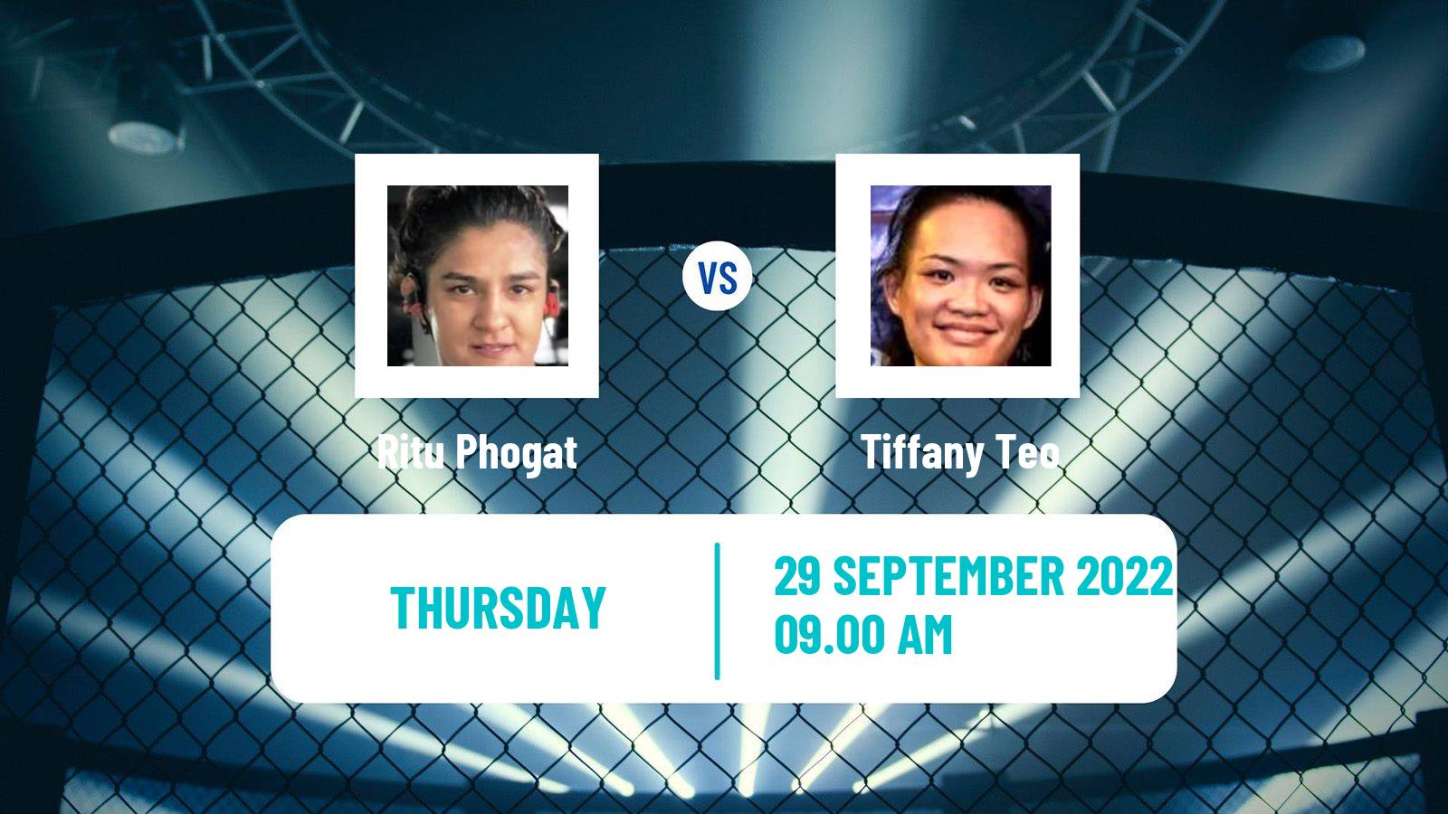 MMA MMA Ritu Phogat - Tiffany Teo