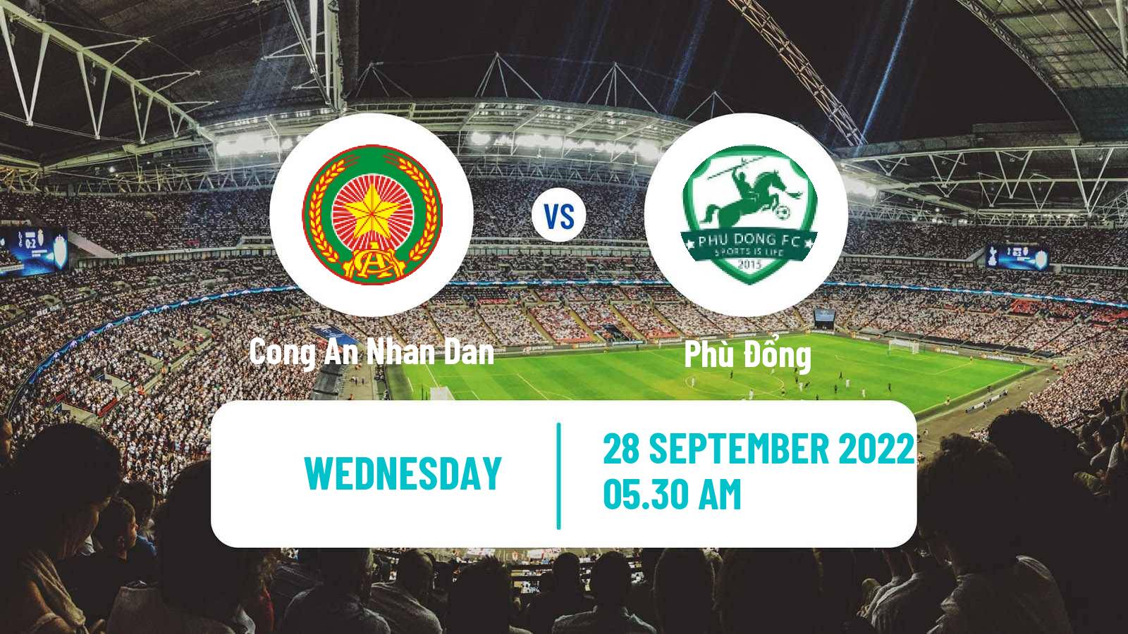 Soccer Vietnamese V League 2 Cong An Ha Noi - Phù Đổng