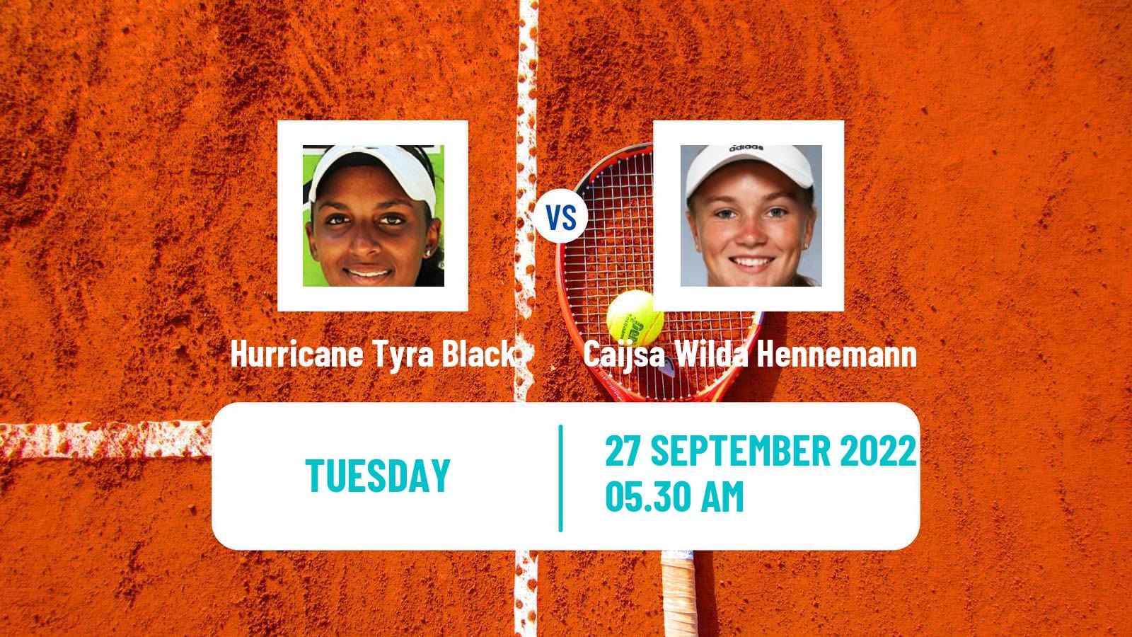 Tennis ITF Tournaments Hurricane Tyra Black - Caijsa Wilda Hennemann