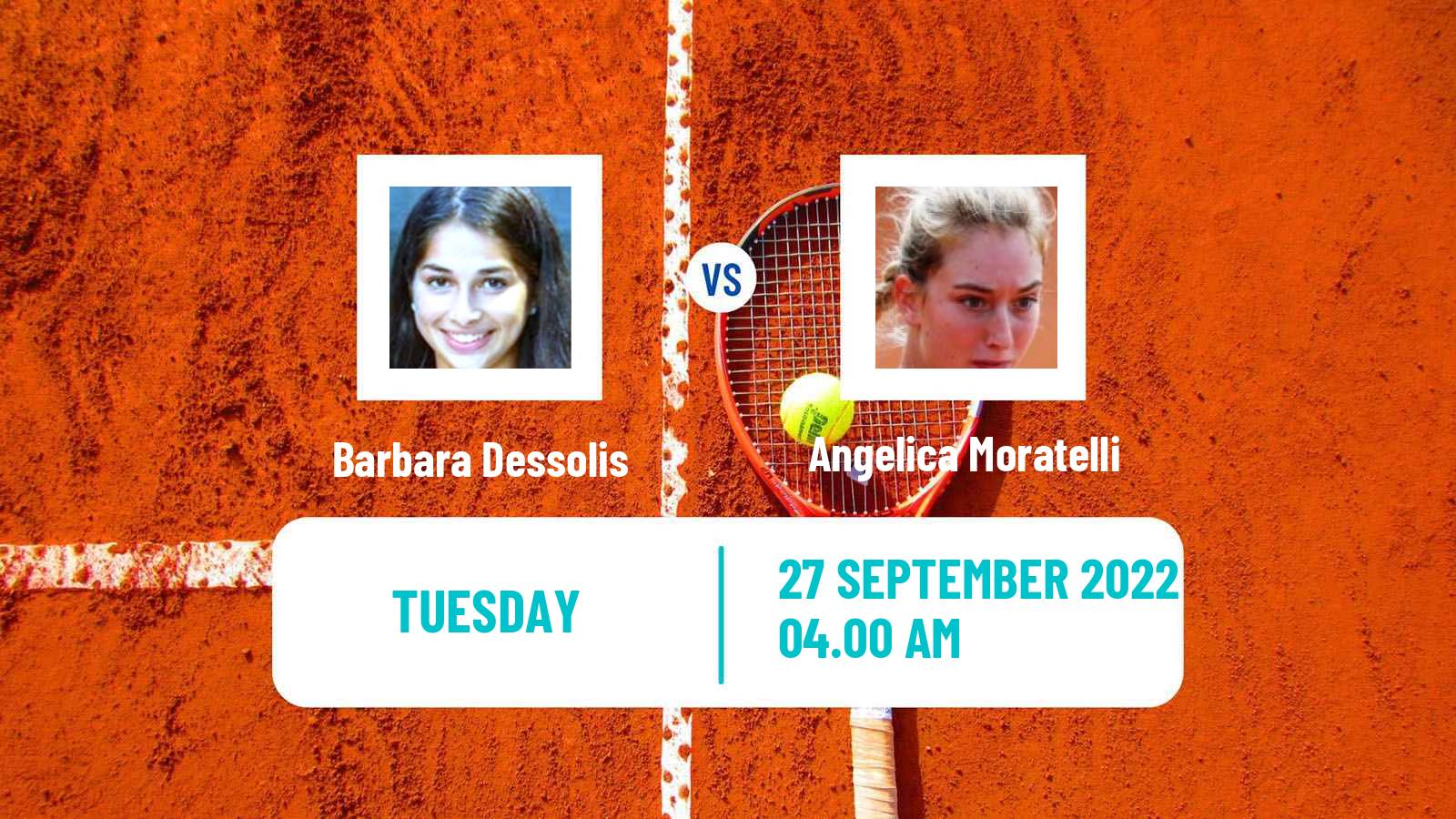 Tennis ITF Tournaments Barbara Dessolis - Angelica Moratelli