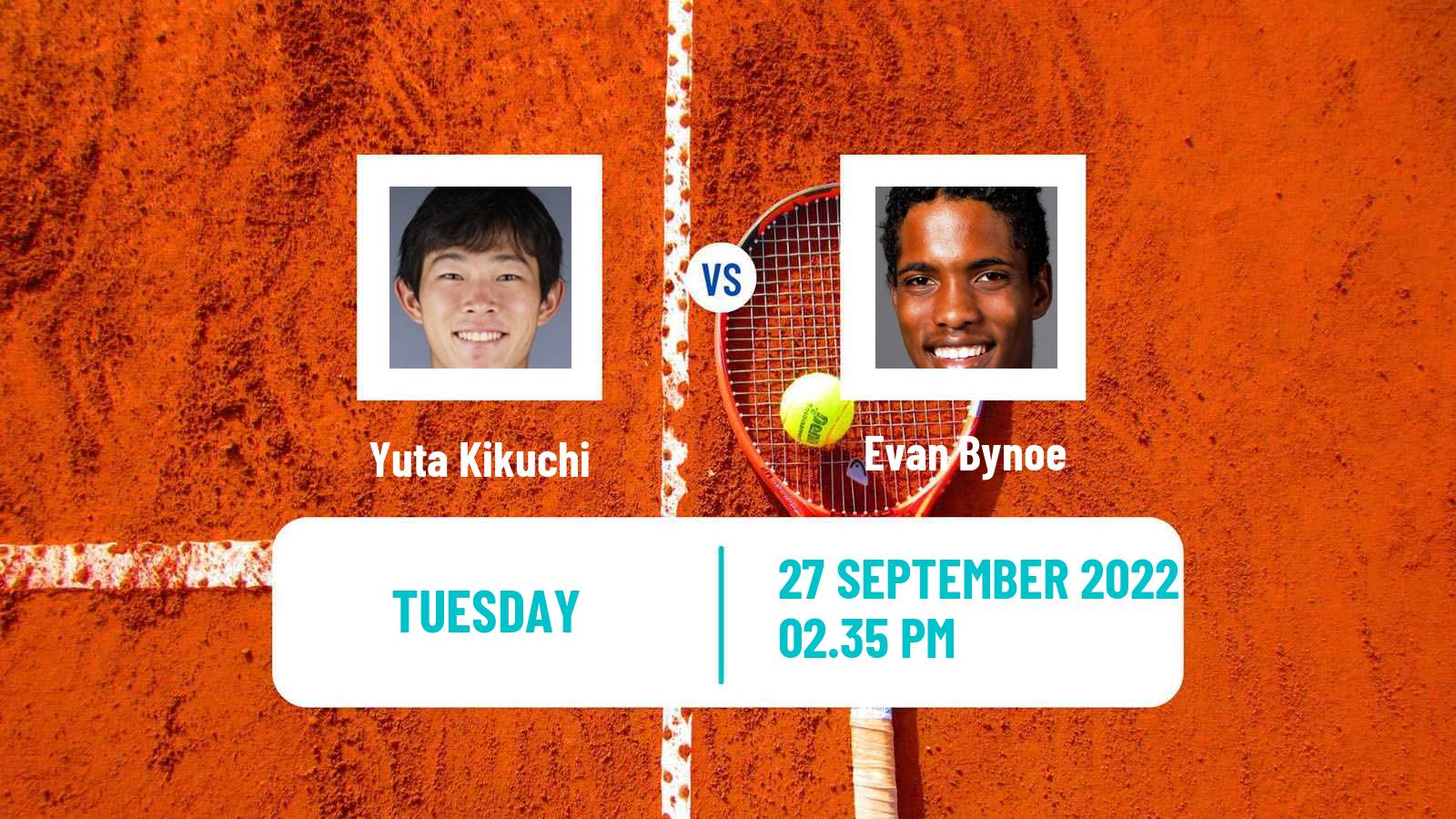 Tennis ITF Tournaments Yuta Kikuchi - Evan Bynoe