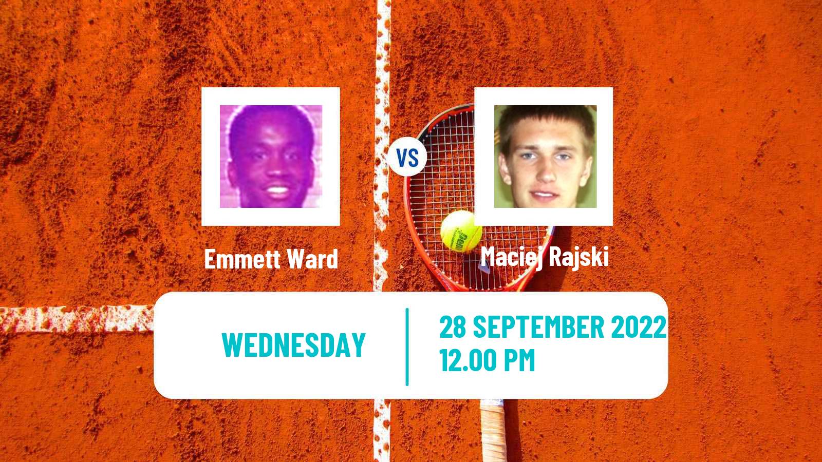 Tennis ITF Tournaments Emmett Ward - Maciej Rajski