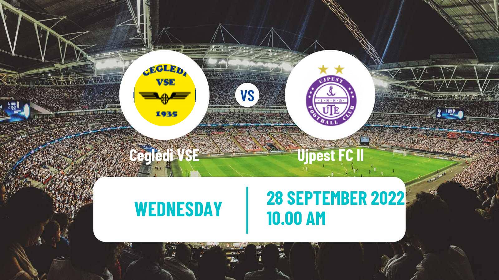 Soccer Hungarian NB III Centre Ceglédi - Ujpest II