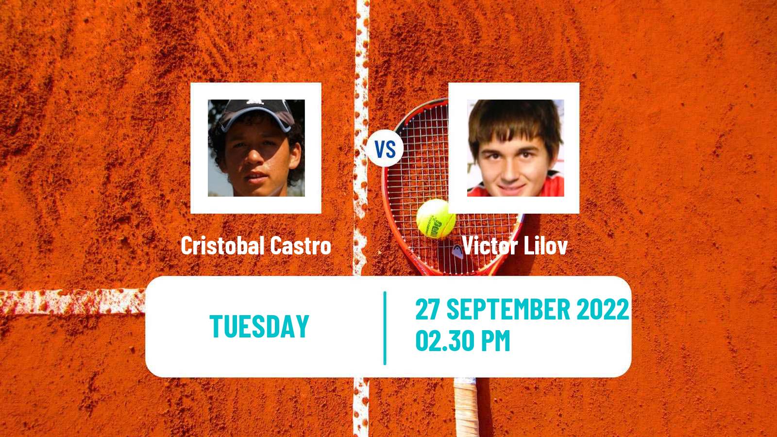 Tennis ITF Tournaments Cristobal Castro - Victor Lilov
