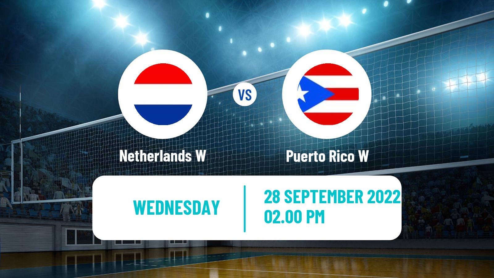 Volleyball World Championship Volleyball Women Netherlands W - Puerto Rico W