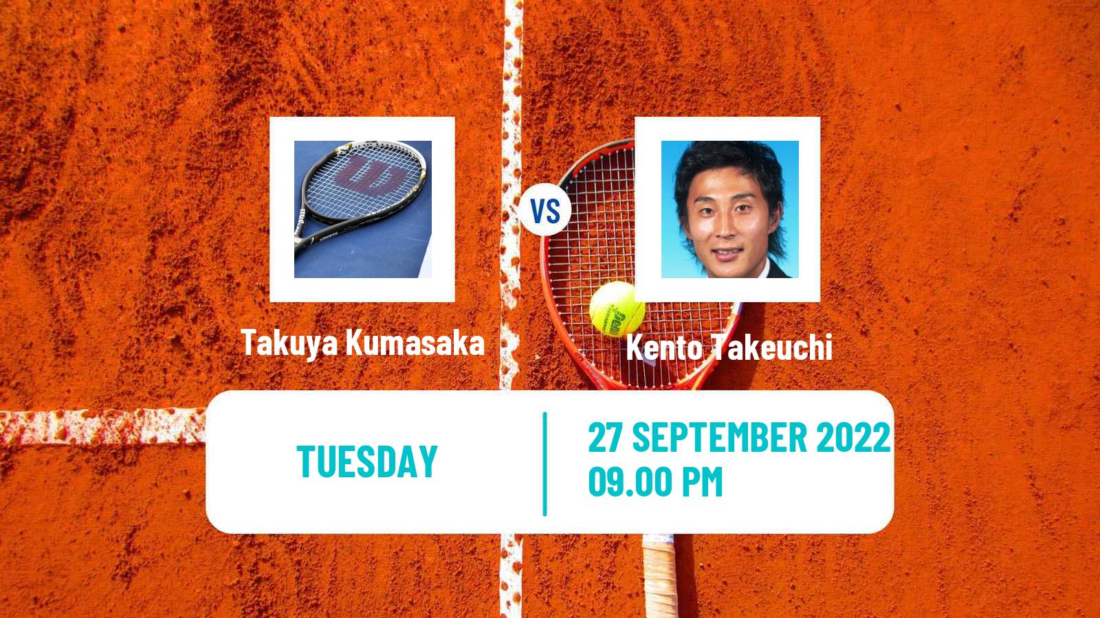 Tennis ITF Tournaments Takuya Kumasaka - Kento Takeuchi