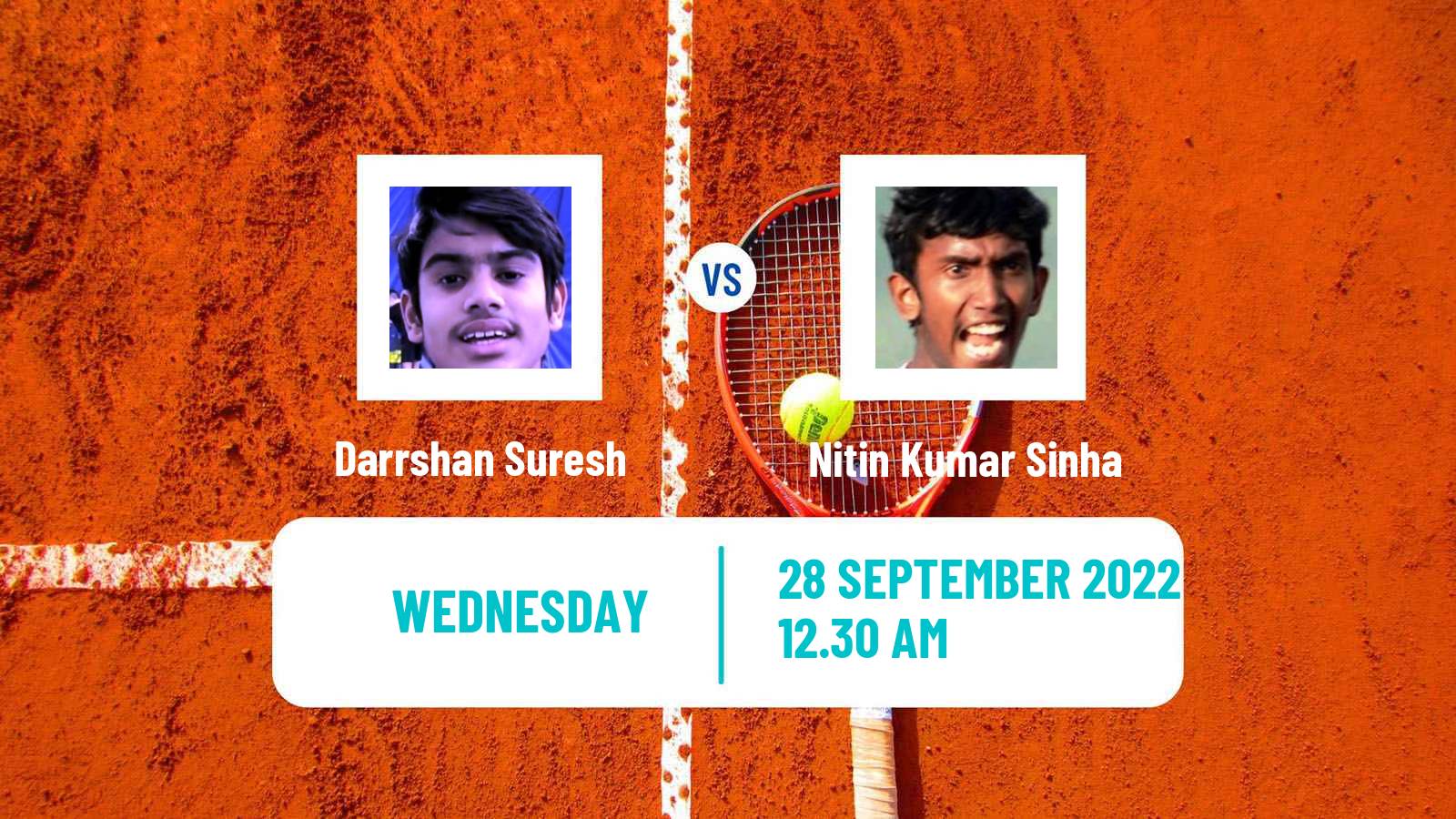 Tennis ITF Tournaments Darrshan Suresh - Nitin Kumar Sinha