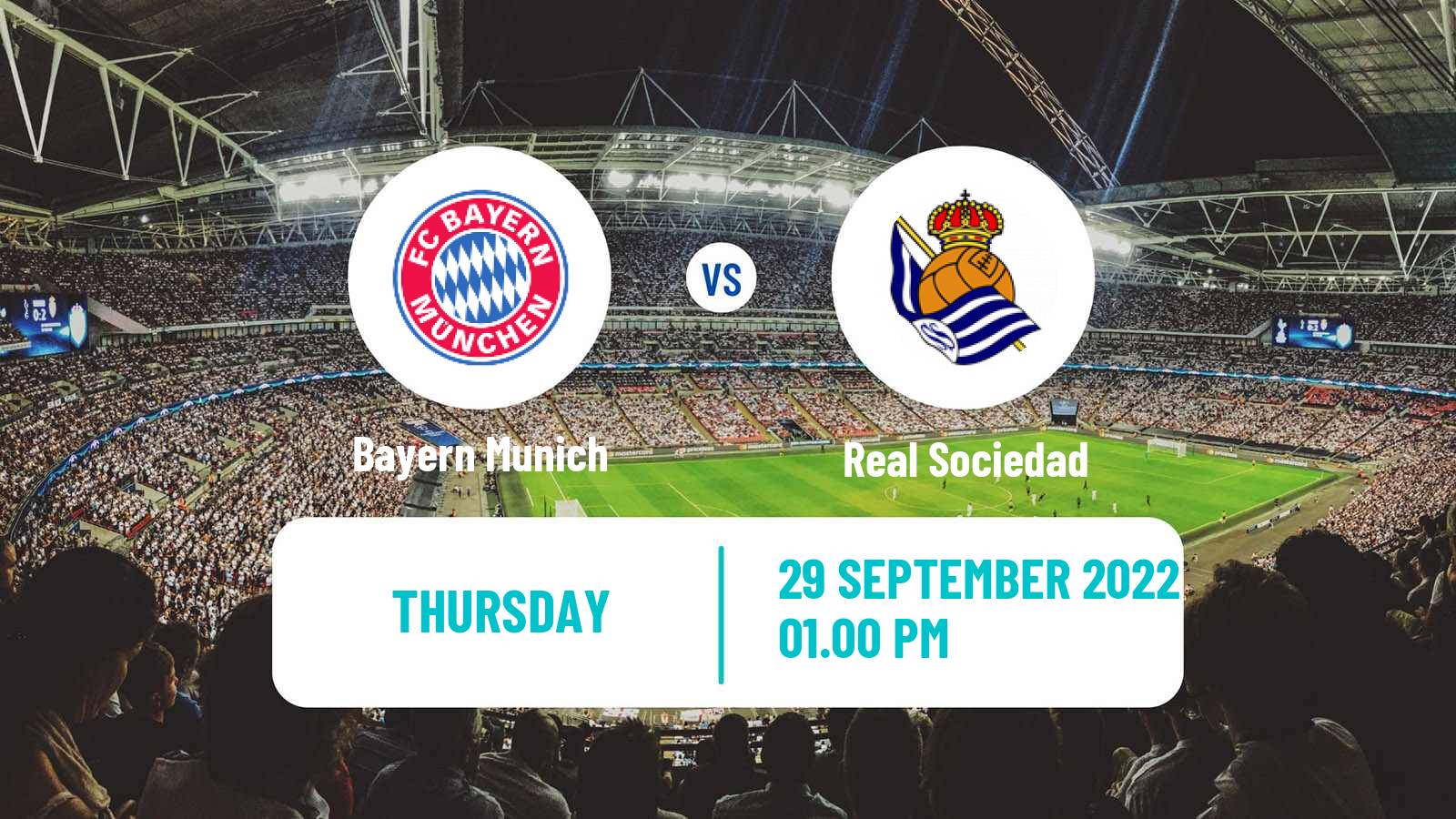 Soccer UEFA Champions League Women Bayern Munich - Real Sociedad