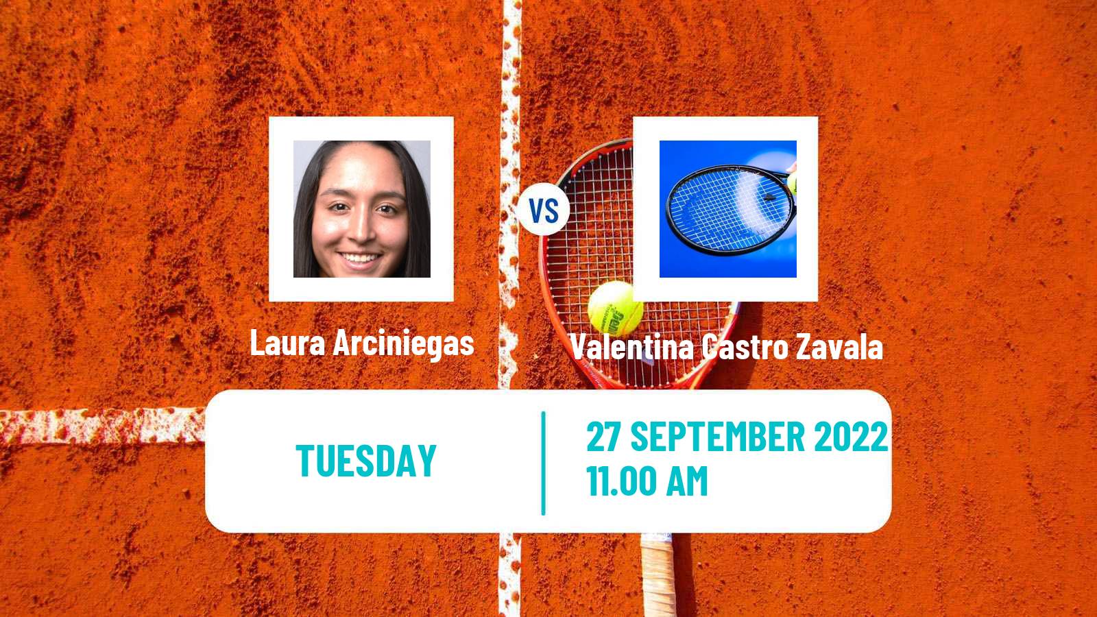 Tennis ITF Tournaments Laura Arciniegas - Valentina Castro Zavala